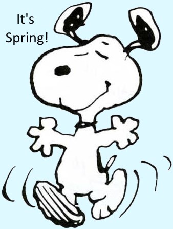 Snoopy dancing