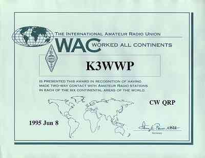 WAC Certificate